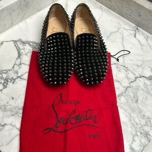 Christian Louboutin spiked loafers